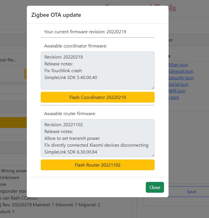 SLZB-06 WEB OTA Zigbee Flashing