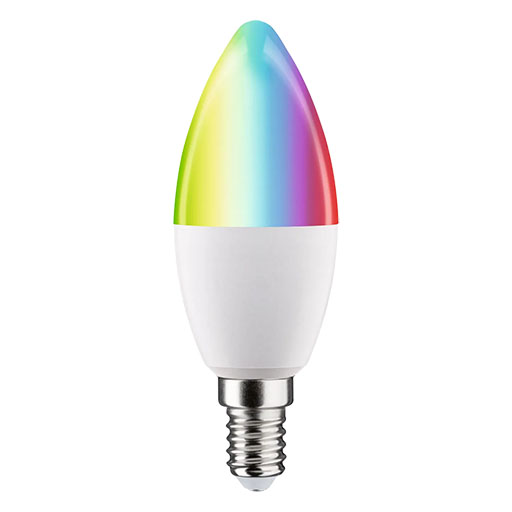 Smart Home Zigbee LED bulb 4,9W Matt E14 RGBW by Paulmann